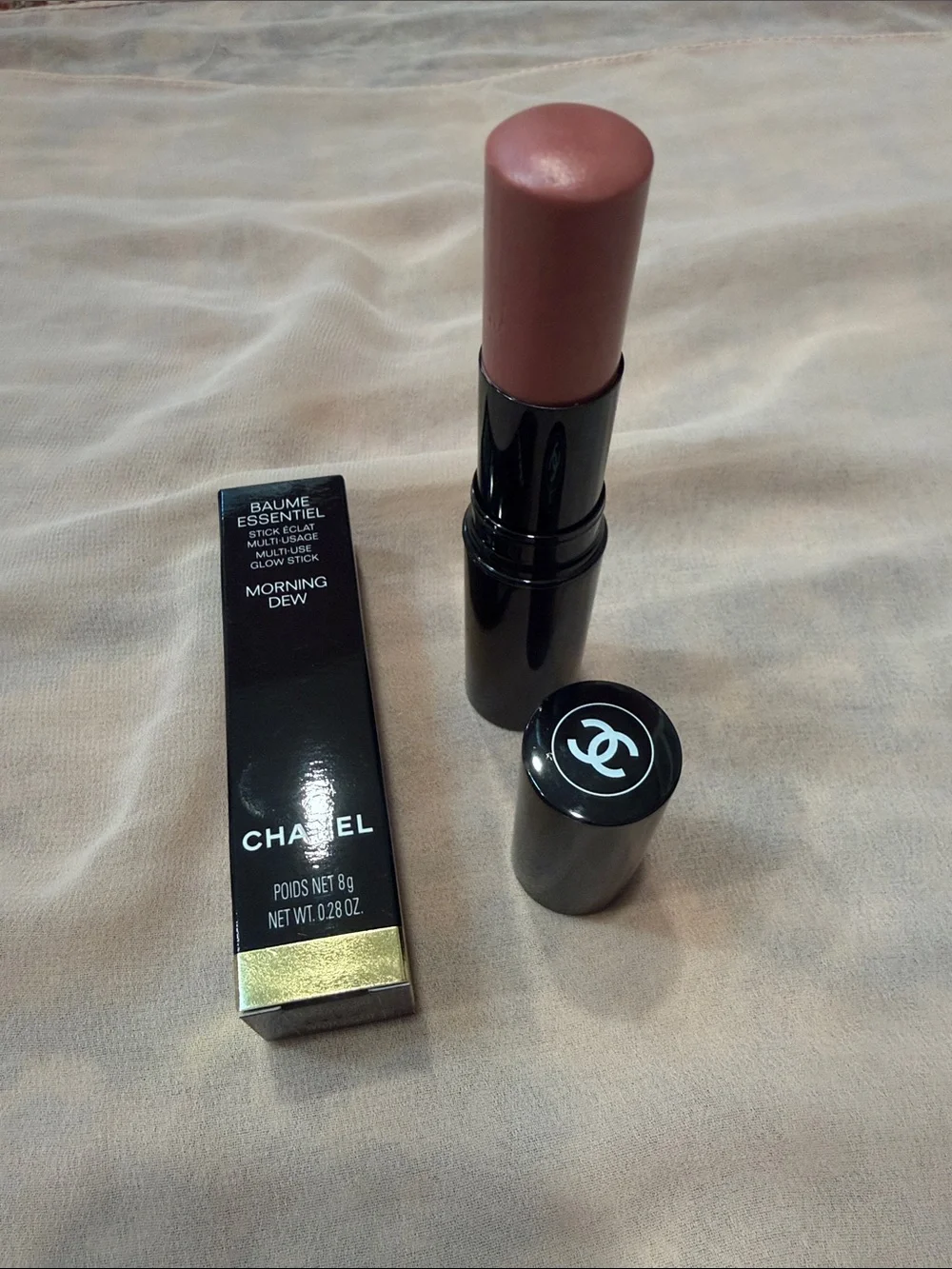 chanel baume essentiel multi-use glow stick in morning dew